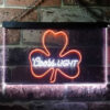 Coors Light Green Clover Shamrock LED Sign Home Bar Decor