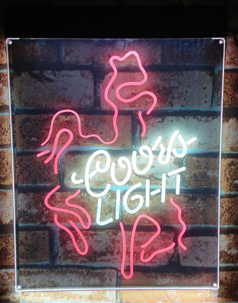 Coors Light Horse Riding Home Bar Neon Light LED Sign Man Cave Decor