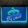 Coors Light Mexican Hat 3-Color LED Sign Man Cave Home Bar Pub Decor