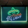 Coors Light Mexican Hat 3-Color LED Sign Man Cave Home Bar Pub Decor