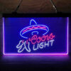 Coors Light Mexican Hat 3-Color LED Sign Man Cave Home Bar Pub Decor