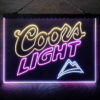 Coors Light Mountain 3-Color LED Sign Man Cave Home Bar Pub Decor