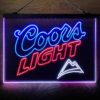 Coors Light Mountain 3-Color LED Sign Man Cave Home Bar Pub Decor