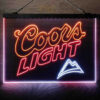 Coors Light Mountain 3-Color LED Sign Man Cave Home Bar Pub Decor