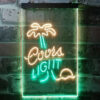 Coors Light Palm Tree LED Sign Home Bar Decor