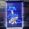 Coors Light Palm Tree LED Sign Home Bar Decor