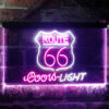 Coors Light Route 66 LED Sign Home Bar Decor