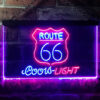 Coors Light Route 66 LED Sign Home Bar Decor