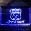 Coors Light Route 66 LED Sign Home Bar Decor