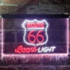 Coors Light Route 66 LED Sign Home Bar Decor