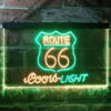 Coors Light Route 66 LED Sign Home Bar Decor