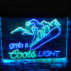 Coors Light Ski Sport LED Sign Man Cave Home Bar Pub Decor