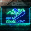 Coors Light Ski Sport LED Sign Man Cave Home Bar Pub Decor