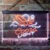 Coors Light Snowmobile LED Sign Man Cave Home Bar Pub Decor