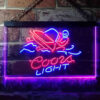 Coors Light Snowmobile LED Sign Man Cave Home Bar Pub Decor