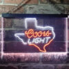 Coors Light Texas Home Bar Neon Light LED Sign Man Cave Decor