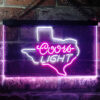 Coors Light Texas Home Bar Neon Light LED Sign Man Cave Decor