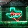 Coors Light Texas Home Bar Neon Light LED Sign Man Cave Decor