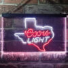 Coors Light Texas Home Bar Neon Light LED Sign Man Cave Decor