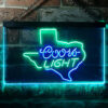 Coors Light Texas Home Bar Neon Light LED Sign Man Cave Decor