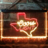 Coors Light Texas Home Bar Neon Light LED Sign Man Cave Decor