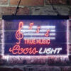 Coors Light True Music Bar LED Sign Home Bar Man Cave Decor