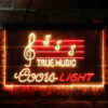 Coors Light True Music Bar LED Sign Home Bar Man Cave Decor