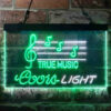 Coors Light True Music Bar LED Sign Home Bar Man Cave Decor