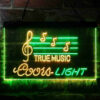 Coors Light True Music Bar LED Sign Home Bar Man Cave Decor