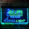 Coors Light True Music Bar LED Sign Home Bar Man Cave Decor