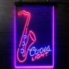 Coors Lite Saxophone LED Sign Man Cave Home Bar Pub Decor