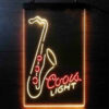 Coors Lite Saxophone LED Sign Man Cave Home Bar Pub Decor