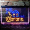 Corona Cabin Island Palm Tree LED Sign Home Bar Decor