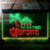 Corona Cabin Island Palm Tree LED Sign Home Bar Decor