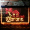 Corona Cabin Island Palm Tree LED Sign Home Bar Decor