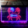 Corona Crab Lime Lemon LED Sign Man Cave Home Bar Pub Decor