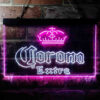 Corona Crown Extra Traditional LED Sign Man Cave Home Bar Pub Decor