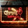 Corona Extra Baseball Bar LED Sign Man Cave Decor