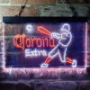 Corona Extra Baseball Bar LED Sign Man Cave Decor