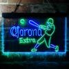 Corona Extra Baseball Bar LED Sign Man Cave Decor