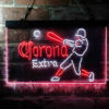 Corona Extra Baseball Bar LED Sign Man Cave Decor