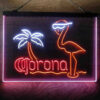 Corona Extra Pink Flamingo 3-Color LED Sign Man Cave Home Bar Pub Decor