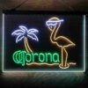 Corona Extra Pink Flamingo 3-Color LED Sign Man Cave Home Bar Pub Decor