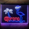 Corona Extra Pink Flamingo 3-Color LED Sign Man Cave Home Bar Pub Decor