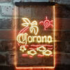 Corona Fish Sun Palm Island LED Sign Home Bar Decor