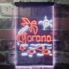 Corona Fish Sun Palm Island LED Sign Home Bar Decor