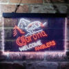 Corona Fishing Welcome Anglers LED Sign Man Cave Home Bar Pub Decor