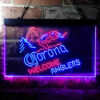 Corona Fishing Welcome Anglers LED Sign Man Cave Home Bar Pub Decor