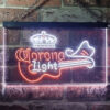 Corona Light Guitar Cowboy Hat LED Sign Man Cave Home Bar Pub Decor