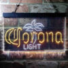 Corona Light Palm Tree Middle LED Sign Home Bar Decor